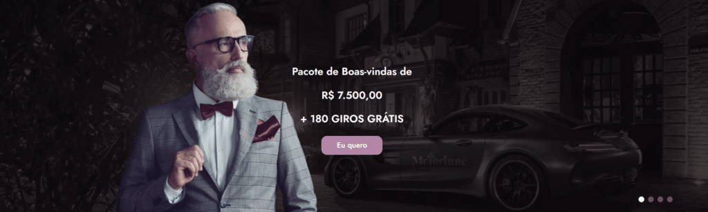 Pacote de Bônus de Boas-Vindas - Mr Fortune Casino 