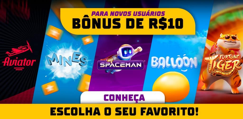 VaideBet Casino: R$10 Grátis para Jogar Aviator, Ballon, Mines, Fortune Tiger e Spaceman
