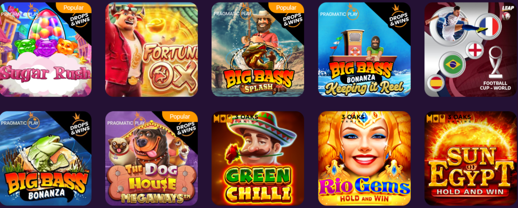 Betsat Casino – Seção de Caça-Níqueis