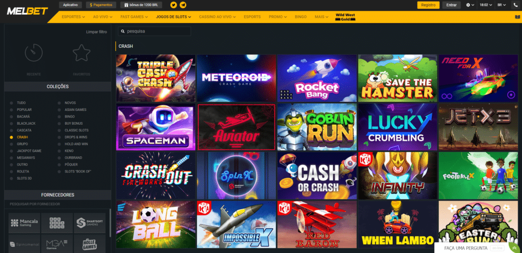 Melbet Casino – Casino – Seção de Jogos Crash