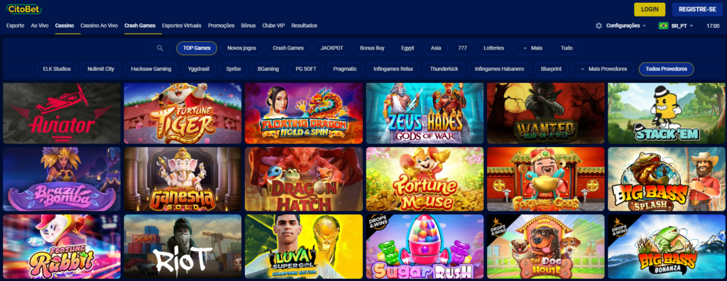 Citobet Casino – Seção de Caça-Níqueis