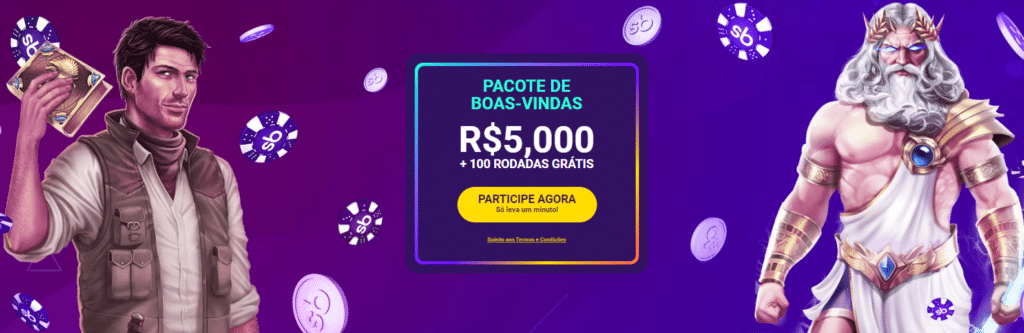 Pacote de Bônus de boas-vindas - Slotbox Casino