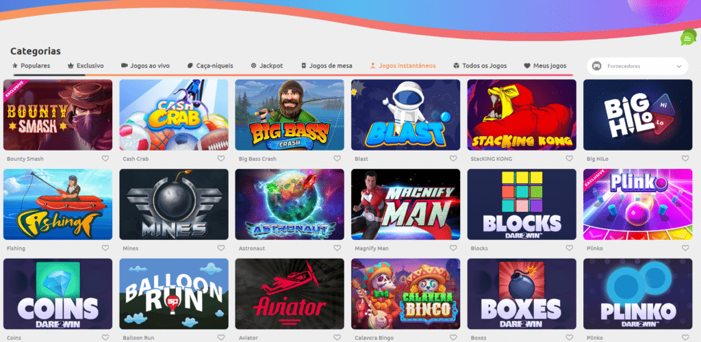 Seção de Jogos Crash - Cadoola Casino