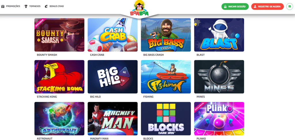 Seção de jogos crash – BoaBoa Casino