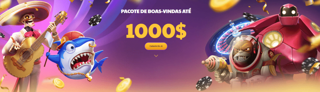 Pacote de bônus de boas-vindas - Wilkiluck Casino