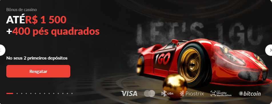 Bônus de boas-vindas - 1Go Casino