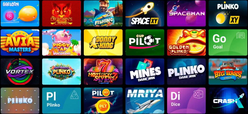 Seção de Jogos Crash - Lex Casino