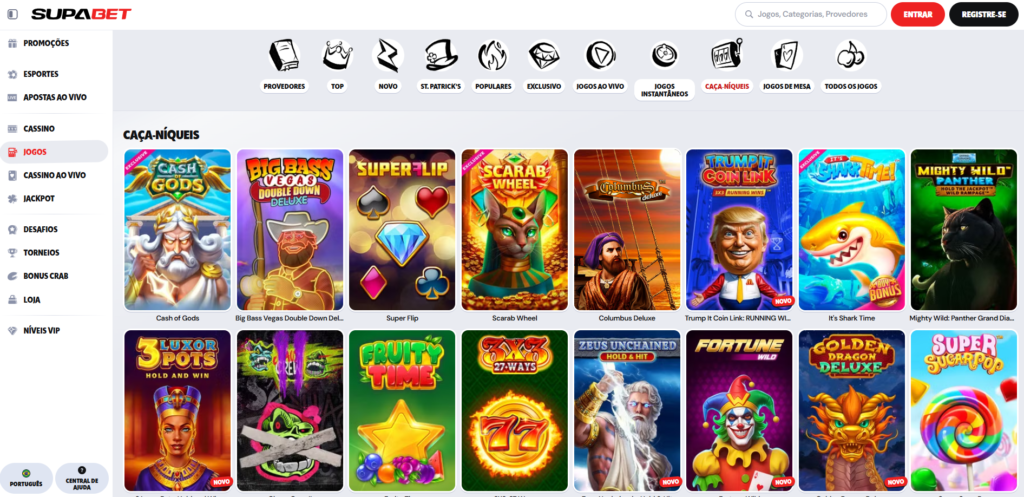 Seção de Jogos Crash - Supabet Casino
