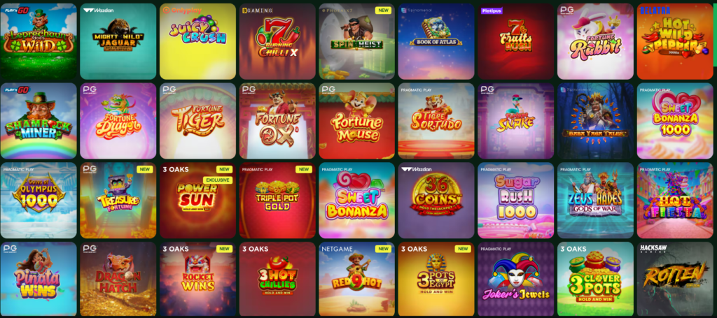 Seção de Jogos de Caça-Níqueis - Rioplay Casino